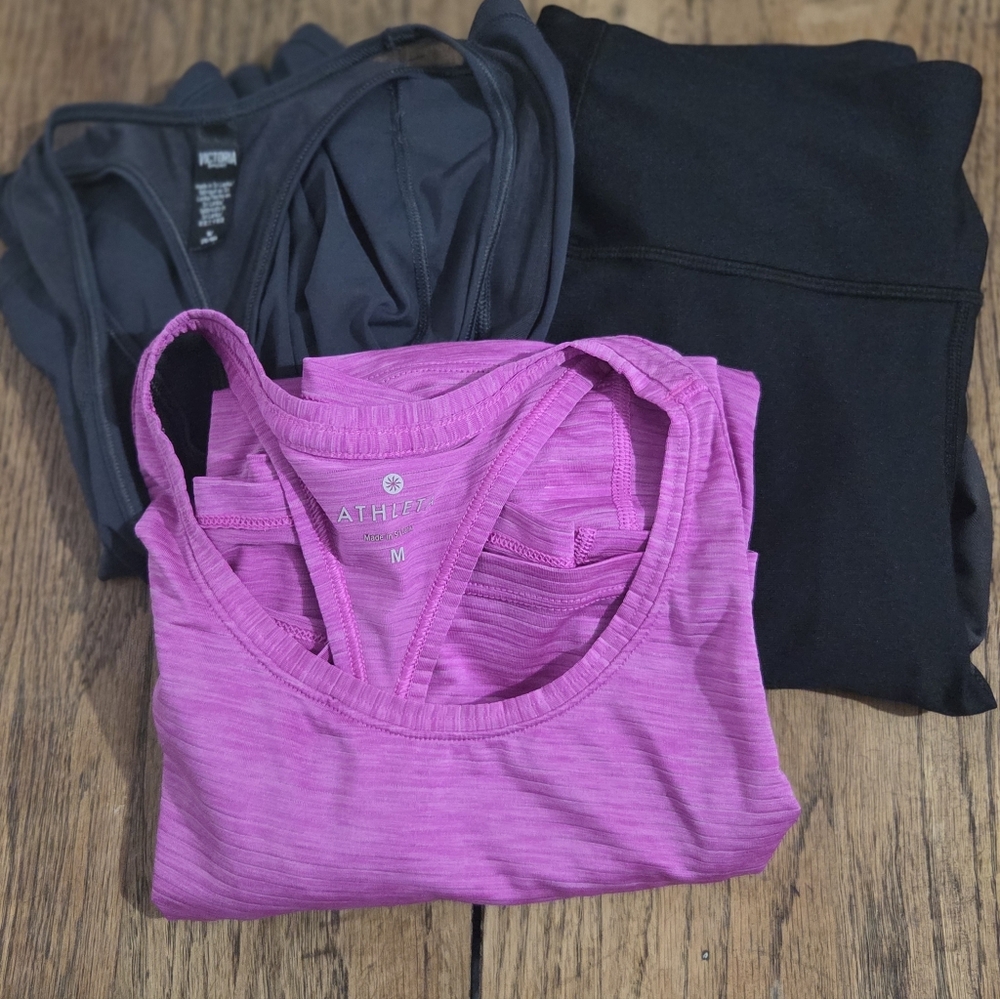Athleta Victoria Sport Under Armour Activewear Bundle Size Medium